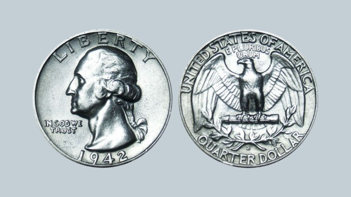 1942-S Silver Washington Quarter