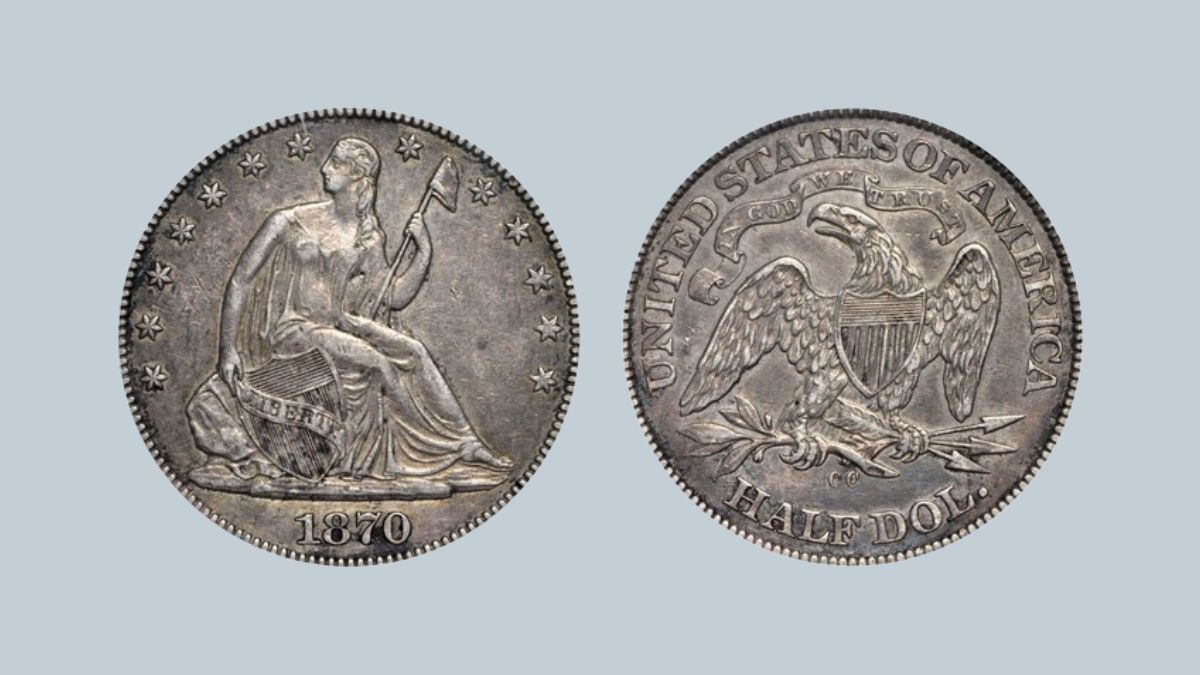 1870-CC Liberty Seated Quarter