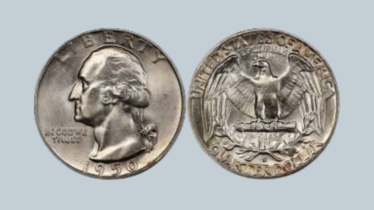 1950-D/S Overmintmark Quarter