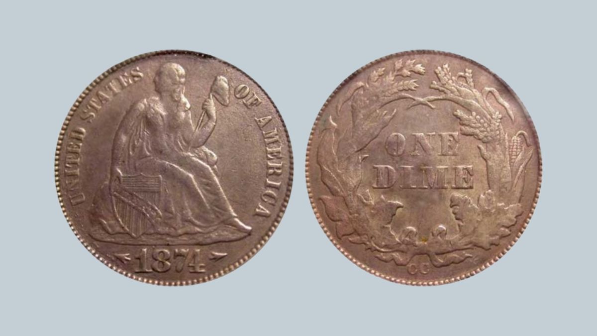 1874-CC Liberty Seated Dime