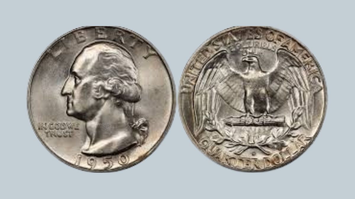 1950-D/S Overmintmark Quarter